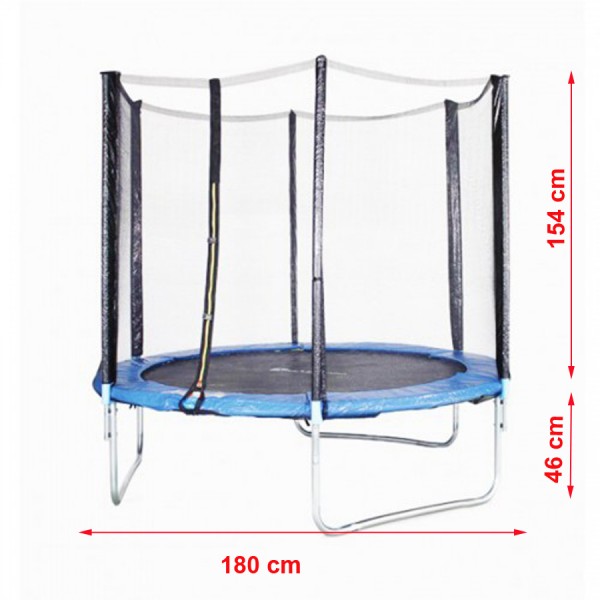 Trambulina Pro Gym, diametru 180 cm, scara si protectii incluse